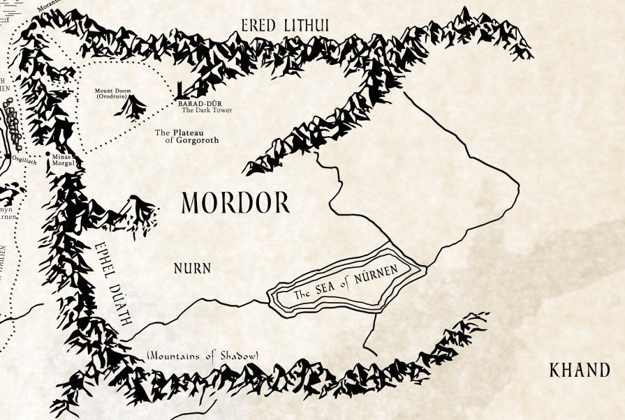 Mapa de Mordor